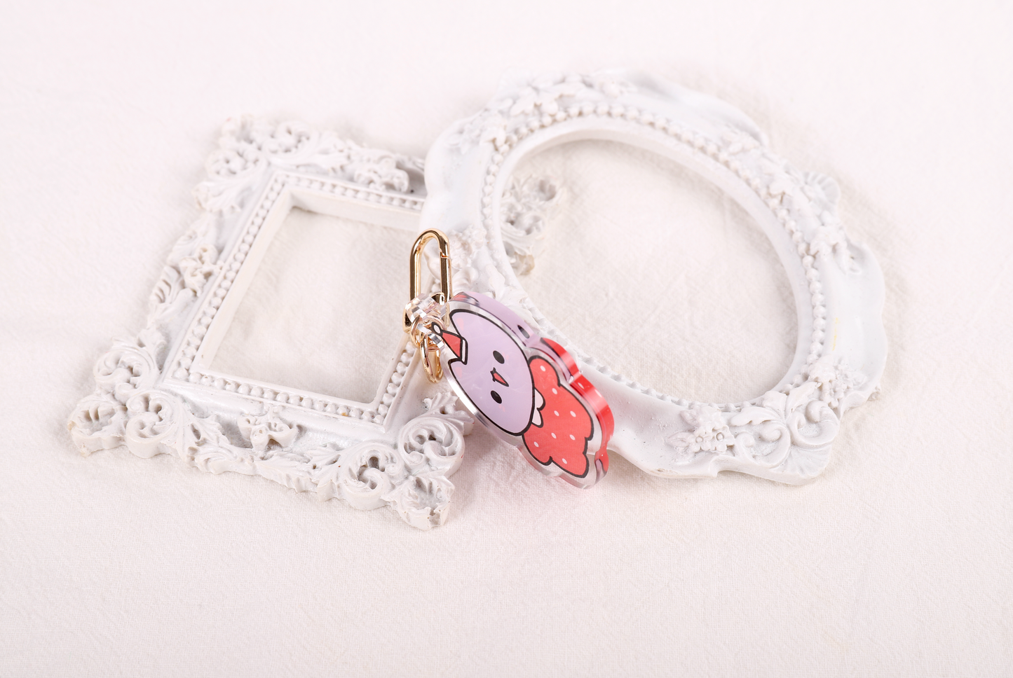 Santa Miuu Cat KeyChain For Christmas