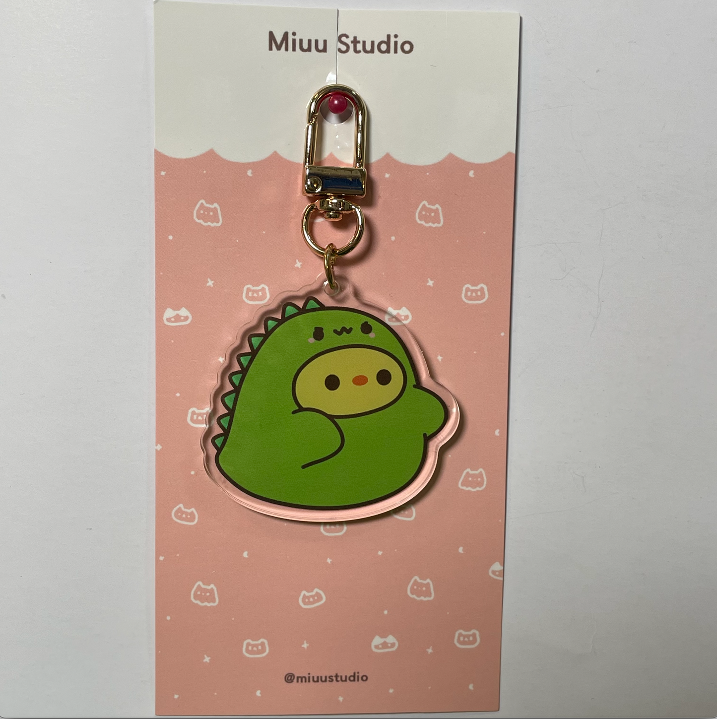 Dinosaur Hat Joy Acrylic Key Chain