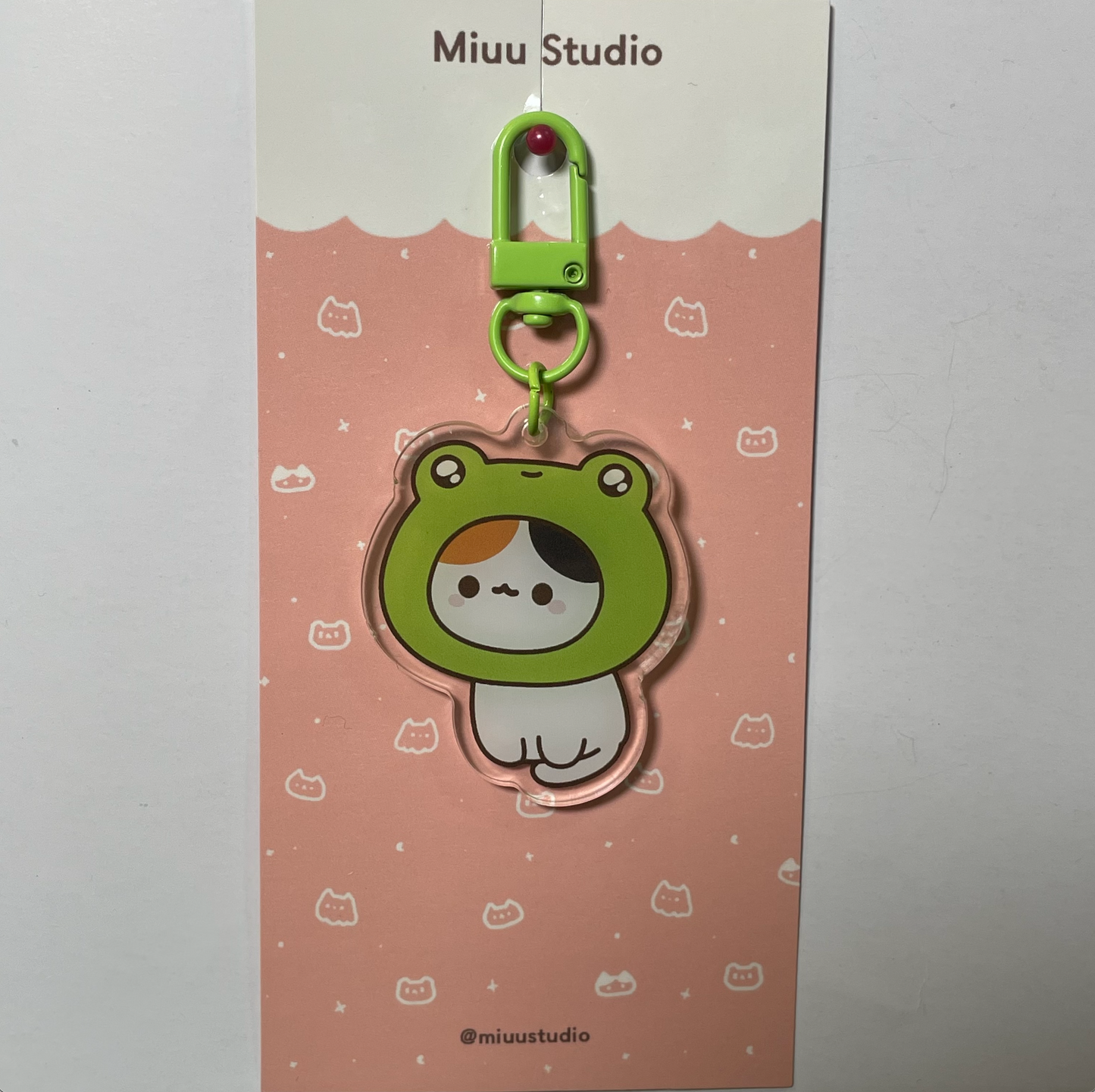 Kiki Frog Hat Acrylic Key Chain