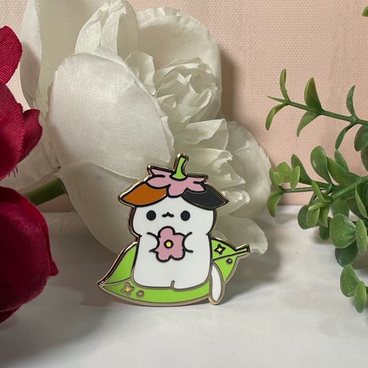 Flower Kiki Enamel Pin