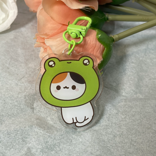 Kiki Frog Hat Acrylic Key Chain