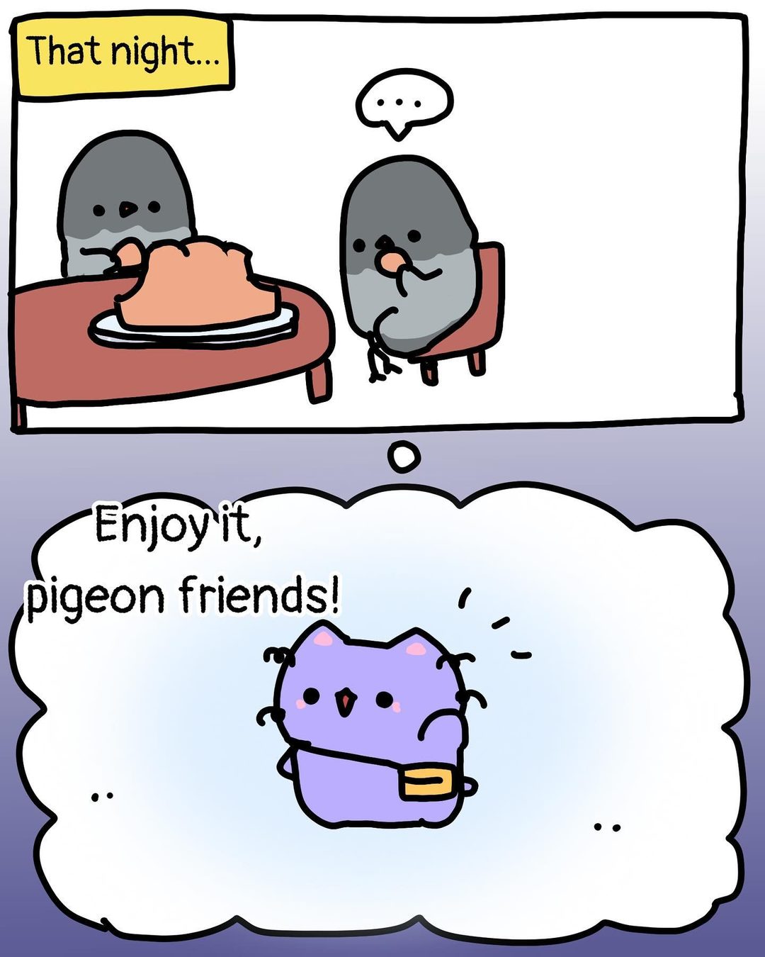 Pigeons 8/13