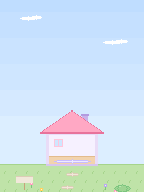 A tiny hut on a hill
